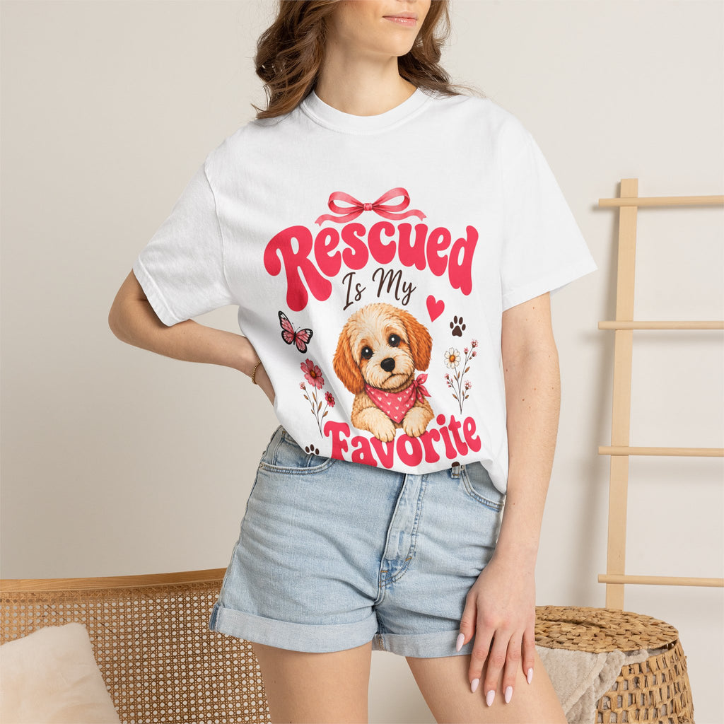 Rescued Is My Favorite Breed T-Shirt