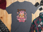 Dark gray t-shirt with "Sorry, I Have Plans With My Dog" text and a dog graphic.