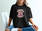 Black t-shirt with "Frenchie Varsity Club" and dog logo.