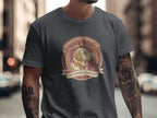Grey t-shirt featuring a Golden Retriever Country Club emblem.