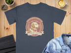 Dark blue t-shirt with golden retriever emblem reading "Golden Retriever Country Club".