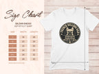 Gildan 64000 softstyle t-shirt size chart with French Bulldog Dad print